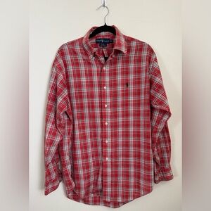 Ralph Lauren Red  Plaid Casual Shirt